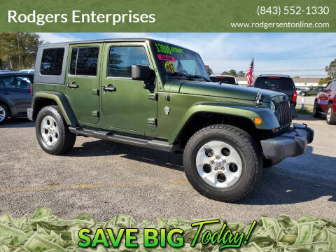 2007 Jeep Wrangler Unlimited for sale at Rodgers Enterprises in North Charleston SC