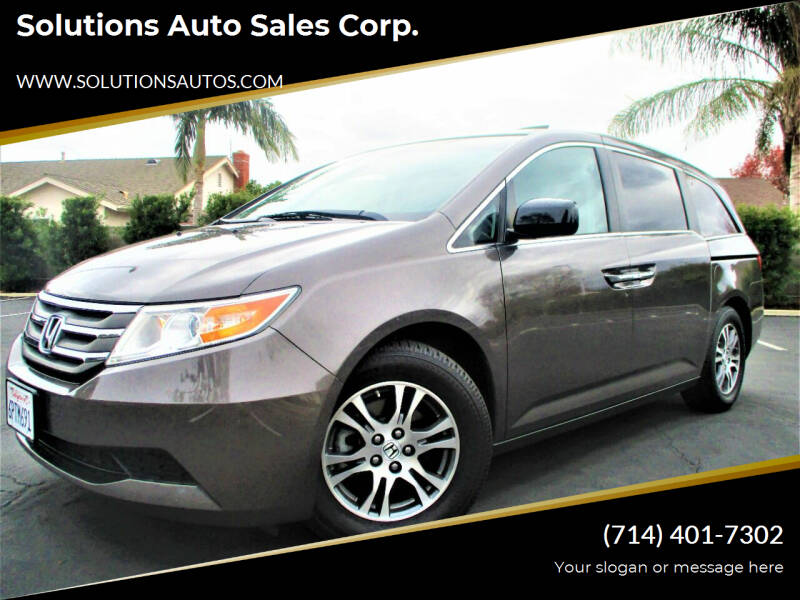 2011 Honda Odyssey for sale at Solutions Auto Sales Corp. in Orange CA