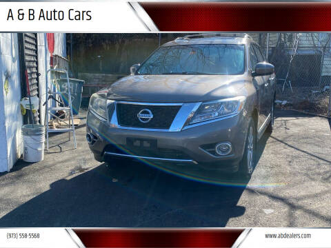 2013 Nissan Pathfinder for sale at A & B Auto Cars in Newark NJ