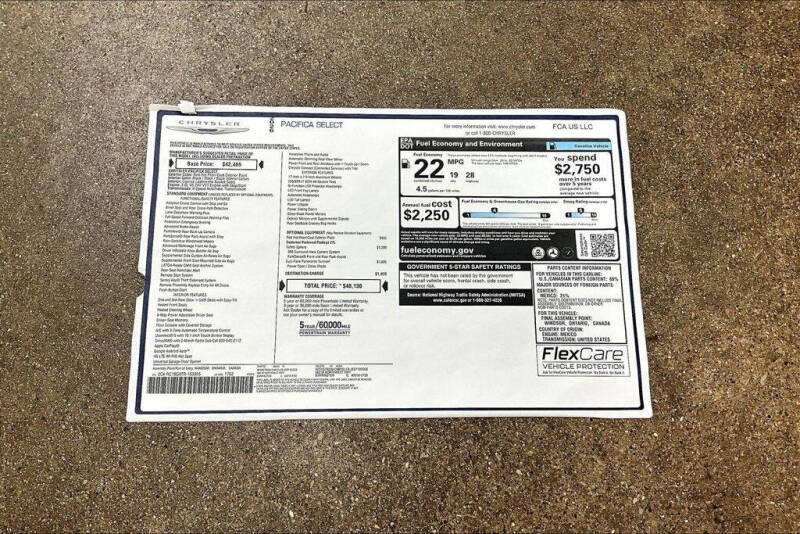 2026 Chrysler Pacifica Select