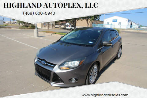 2012 Ford Focus for sale at Highland Autoplex, LLC in Dallas TX