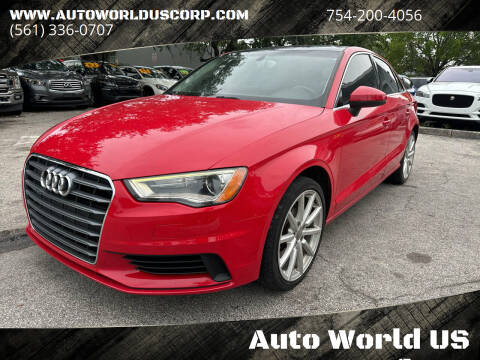 2015 Audi A3 for sale at Auto World US Corp in Plantation FL