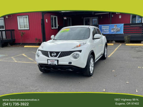 2013 Nissan JUKE for sale at Best Value Automotive in Eugene OR