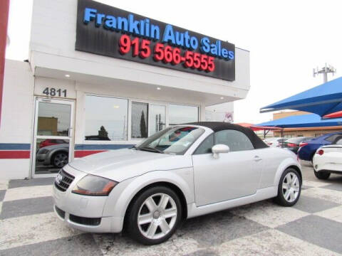 2003 Audi TT for sale at Franklin Auto Sales in El Paso TX