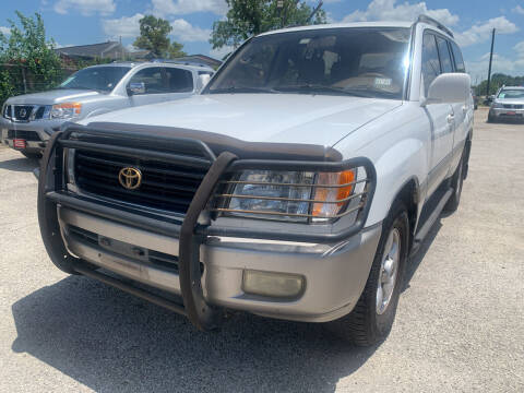 1998 Toyota Land Cruiser for sale at FAIR DEAL AUTO SALES INC in Houston TX