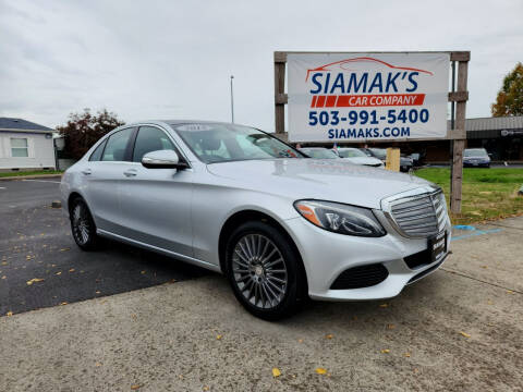 2015 Mercedes-Benz C-Class for sale at Woodburn Trailers - Siamak's Car Company llc in Woodburn OR