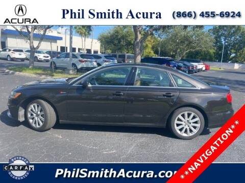 2012 Audi A6 for sale at PHIL SMITH AUTOMOTIVE GROUP - Phil Smith Acura in Pompano Beach FL