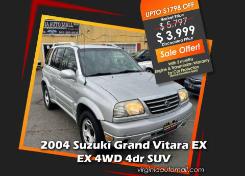 2004 Suzuki Grand Vitara for sale at Virginia Auto Mall in Woodford VA
