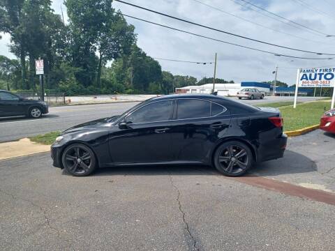 2011 Lexus IS 250 for sale at Family First Auto in Spartanburg SC