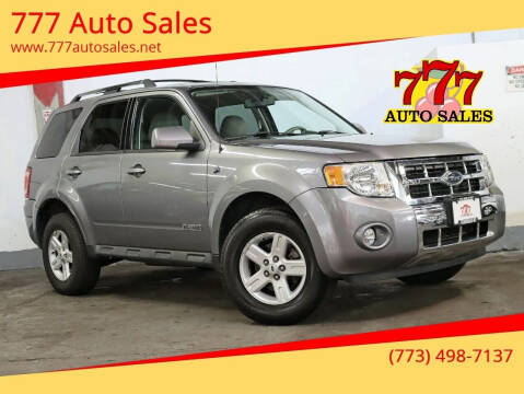 2008 Ford Escape Hybrid for sale at 777 Auto Sales in Bedford Park IL
