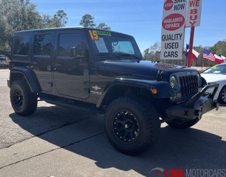 2015 Jeep Wrangler Unlimited for sale at VSA MotorCars in Cypress TX