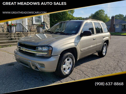 2002 Chevrolet TrailBlazer for sale at GREAT MEADOWS AUTO SALES in Great Meadows NJ