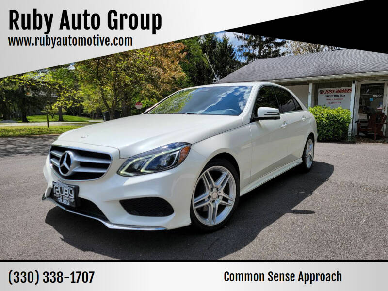 2014 Mercedes-Benz E-Class for sale at Ruby Auto Group in Hudson OH