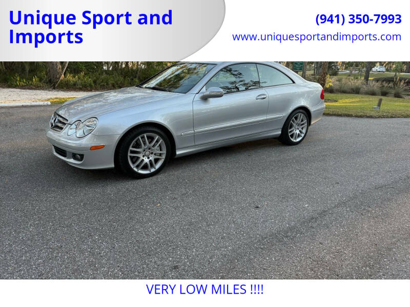 2008 Mercedes-Benz CLK for sale at Unique Sport and Imports in Sarasota FL