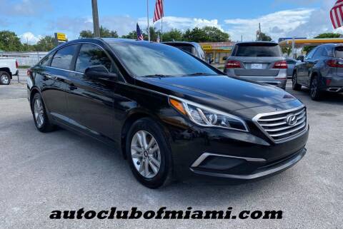 2017 Hyundai Sonata for sale at AUTO CLUB OF MIAMI, INC in Miami FL