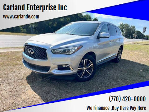 2017 Infiniti QX60 for sale at Carland Enterprise Inc in Marietta GA