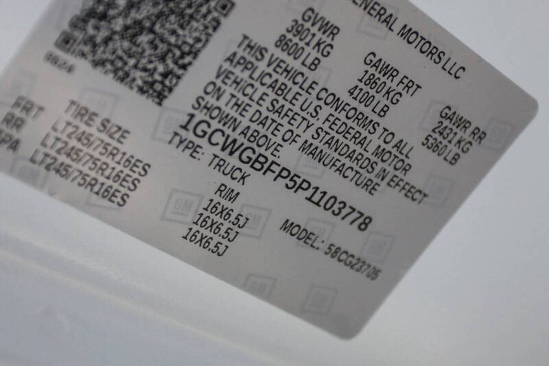 2023 Chevrolet Express 2500