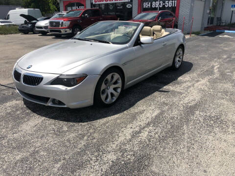 2005 BMW 6 Series for sale at CARSTRADA in Hollywood FL