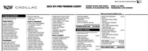 2024 Cadillac XT4 Premium Luxury