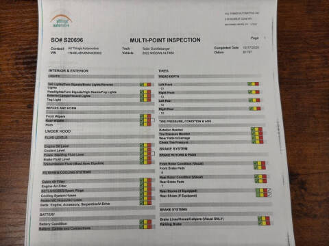 2022 Nissan Altima 2.5 S