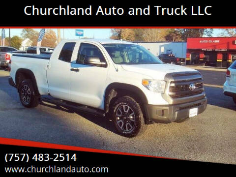 2017 Toyota Tundra for sale at Churchland Auto and Truck LLC in Portsmouth VA