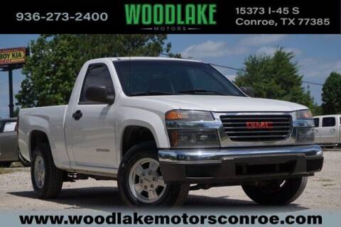 2004 GMC Canyon for sale at WOODLAKE MOTORS in Conroe TX