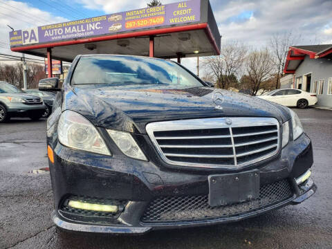 2013 Mercedes-Benz E-Class for sale at PA Auto Mall Inc in Bensalem PA