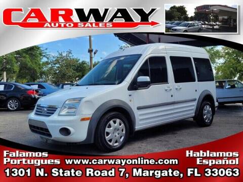 2012 Ford Transit Connect for sale at CARWAY Auto Sales in Margate FL