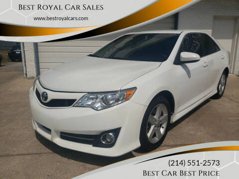 2012 Toyota Camry for sale at Best Royal Car Sales in Dallas TX