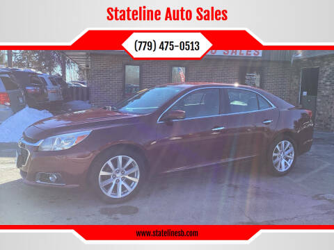 2016 Chevrolet Malibu Limited for sale at Stateline Auto Sales in South Beloit IL
