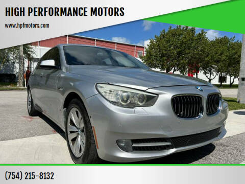 2013 BMW 5 Series for sale at HIGH PERFORMANCE MOTORS in Hollywood FL