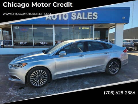 2018 Ford Fusion for sale at Chicago Motor Credit in South Holland IL