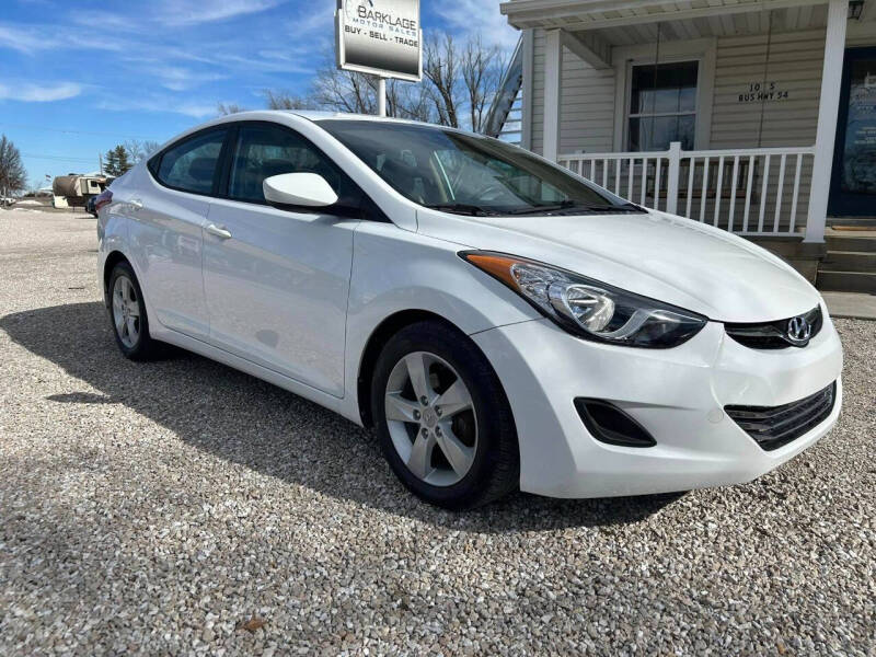 2013 Hyundai Elantra for sale at BARKLAGE MOTOR SALES in Eldon MO