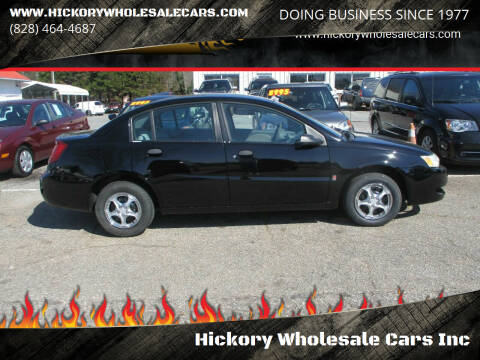 2004 Saturn Ion for sale at Hickory Wholesale Cars Inc in Newton NC