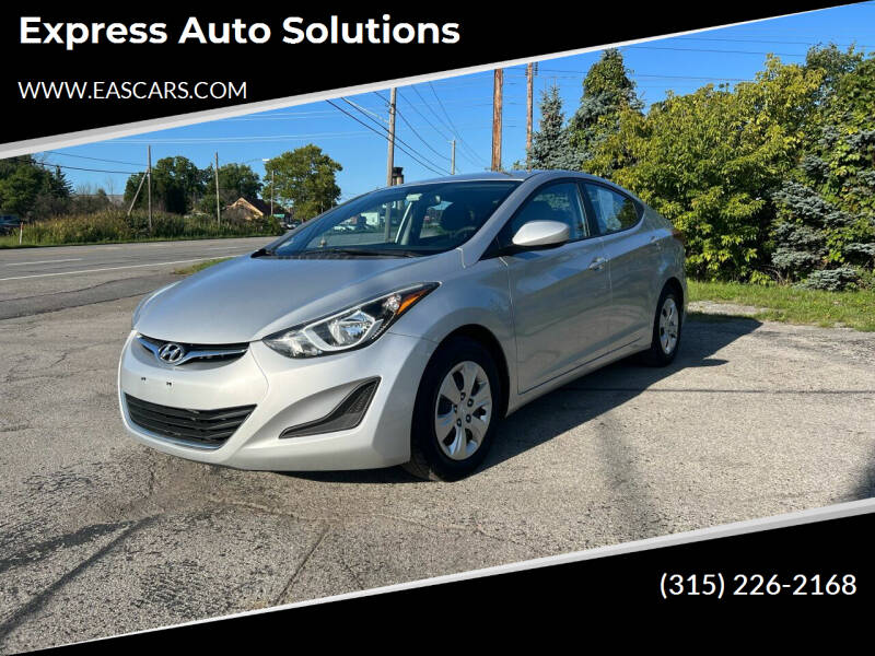 2016 Hyundai Elantra for sale at Express Auto Solutions in Rochester NY