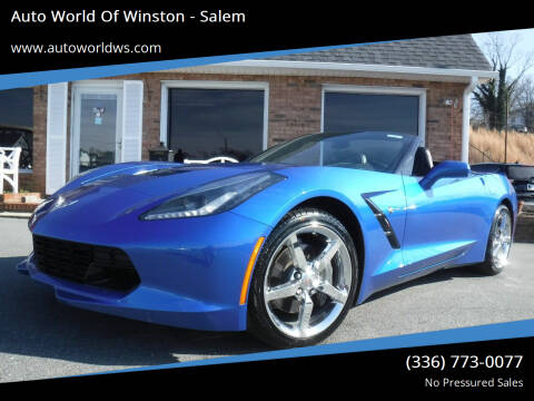 2014 Chevrolet Corvette for sale at Auto World Of Winston - Salem in Winston Salem NC