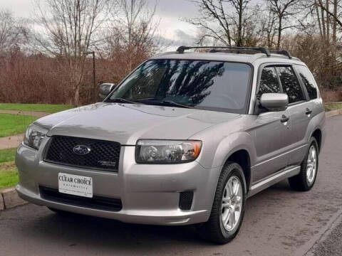 2008 Subaru Forester for sale at CLEAR CHOICE AUTOMOTIVE in Milwaukie OR
