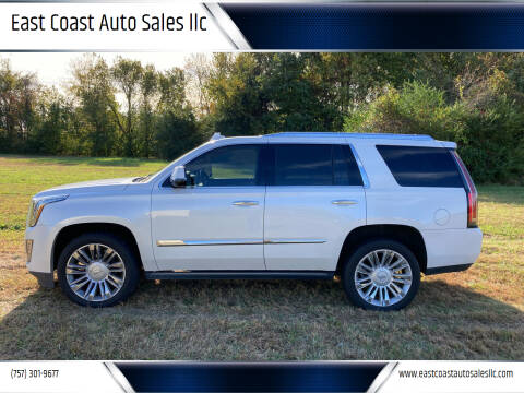 2016 Cadillac Escalade for sale at East Coast Auto Sales llc in Virginia Beach VA