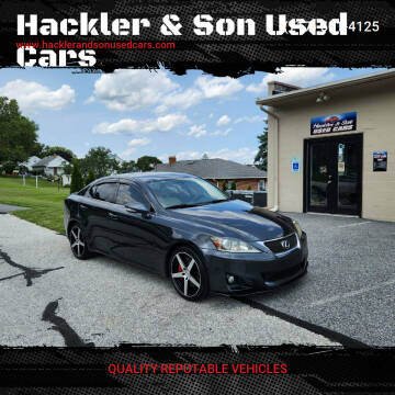 2011 Lexus IS 350 for sale at Hackler & Son Used Cars in Red Lion PA