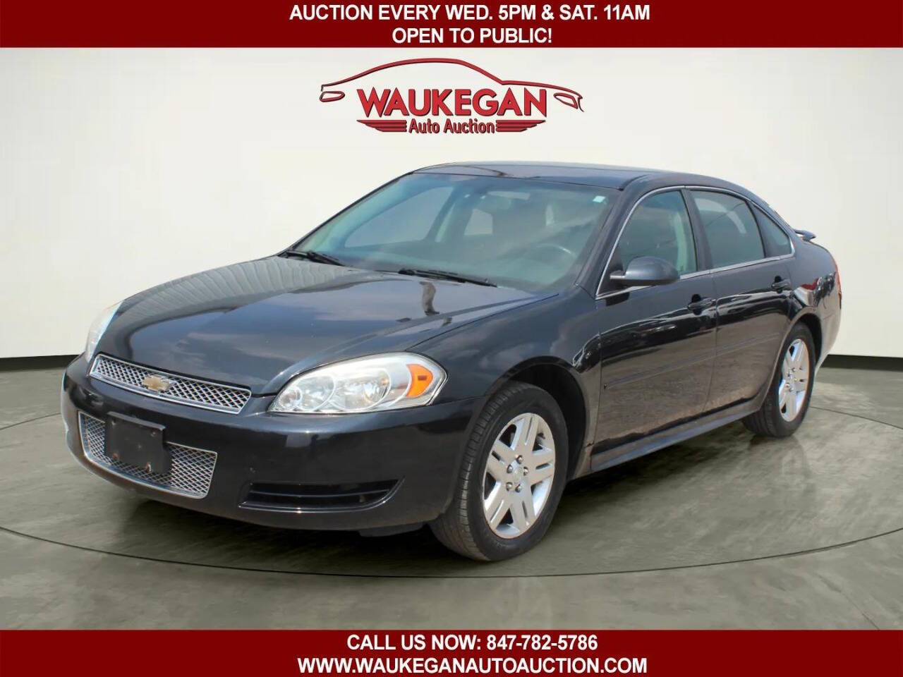 Gray 2012 Chevrolet Impala Sedan Front-Wheel Drive 6-Speed Automatic
