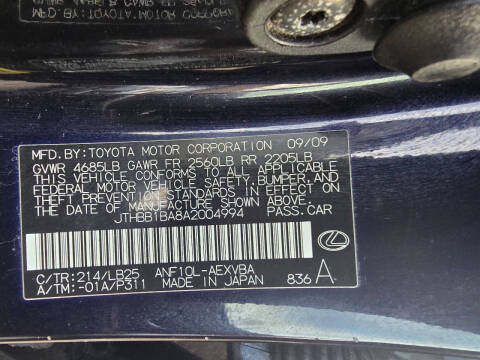 2010 Lexus HS 250h Premium