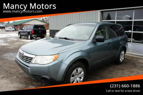 2009 Subaru Forester for sale at Mancy Motors in Mancelona MI