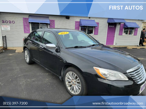 2012 Chrysler 200 for sale at First  Autos in Rockford IL