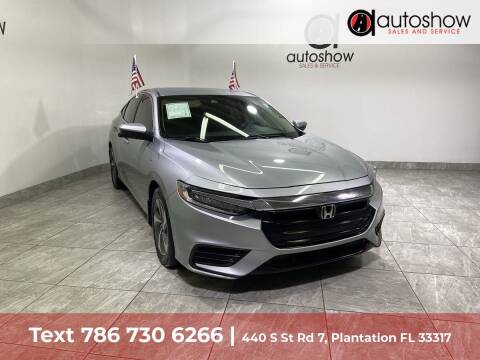 2019 Honda Insight for sale at AUTOSHOW SALES & SERVICE in Plantation FL