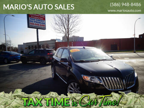 2013 Lincoln MKX for sale at MARIO'S AUTO SALES in Mount Clemens MI