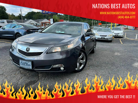 2012 Acura TL for sale at Nations Best Autos in Decatur GA