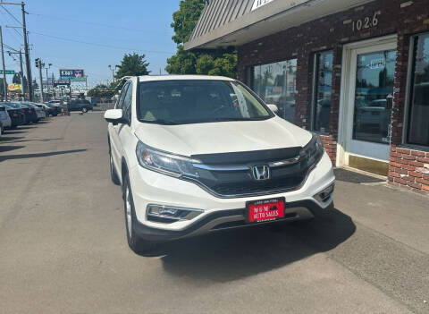 2016 Honda CR-V for sale at M&M Auto Sales in Portland OR