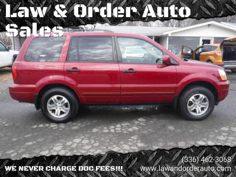 2005 Honda Pilot for sale at Law & Order Auto Sales in Pilot Mountain NC