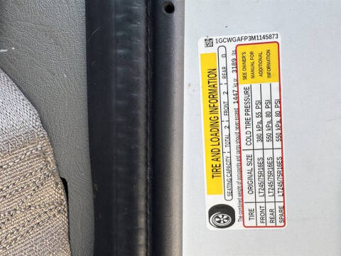 2021 Chevrolet Express 2500