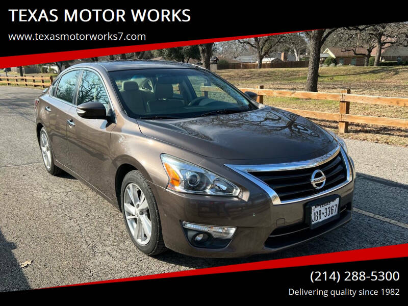 2015 Nissan Altima for sale at TEXAS MOTOR WORKS in Arlington TX